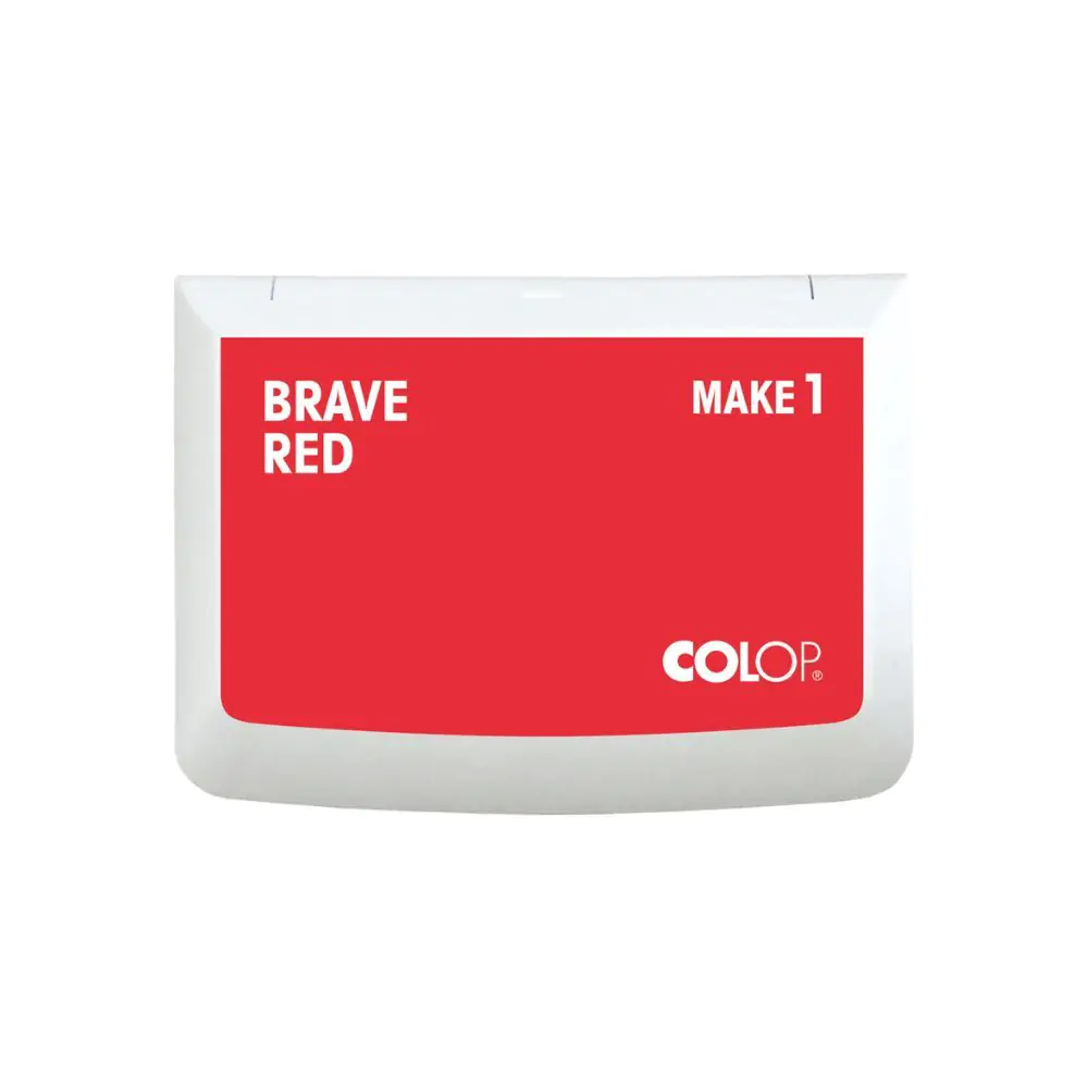 Colop® Stempelkissen MAKE 1 BRAVE RED Bild 1